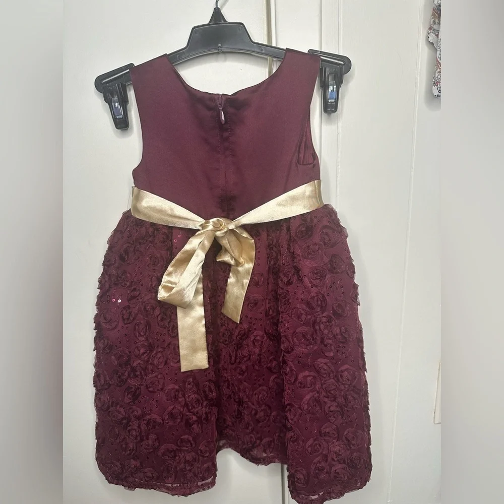 NWT Purple Rose holiday formal dress size 3T - Picture 4 of 7